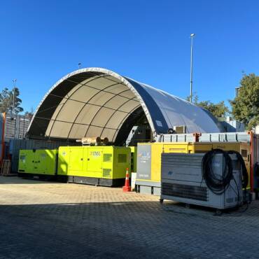CARPA SOBRE CONTENEDOR O PERFILERIA